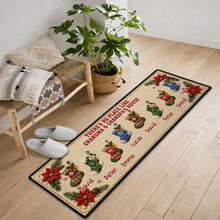 Load image into Gallery viewer, Personalized Christmas Doormat for Grandma's Family Welcome
