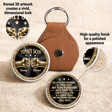 Load image into Gallery viewer, Personalized Pocket Hug Keychain Keepsake for Son Gift
