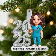 Load image into Gallery viewer, Personalized Nurse Acrylic Ornament Christmas Gift for Nurse
