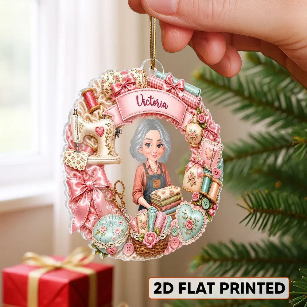 Personalized Acrylic Ornament Craft Gift for Mom, Wife, Sister
