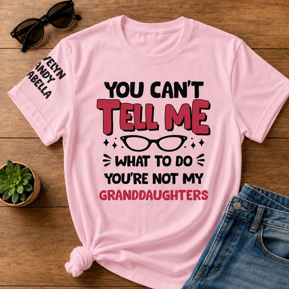 Personalized Grandma Tee with Humor | Custom Funny Gift