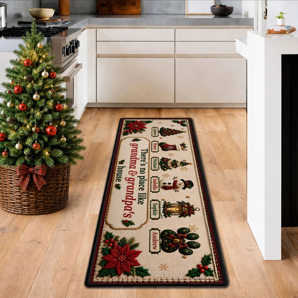 Personalized Doormat with Grandma & Grandpa's House Design Gift for Family
