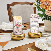 Load image into Gallery viewer, Personalized Flameless LED Candle Gift for Granddaughter
