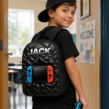 Load image into Gallery viewer, Personalized Kids School Backpack Gamer Controller Gift Idea
