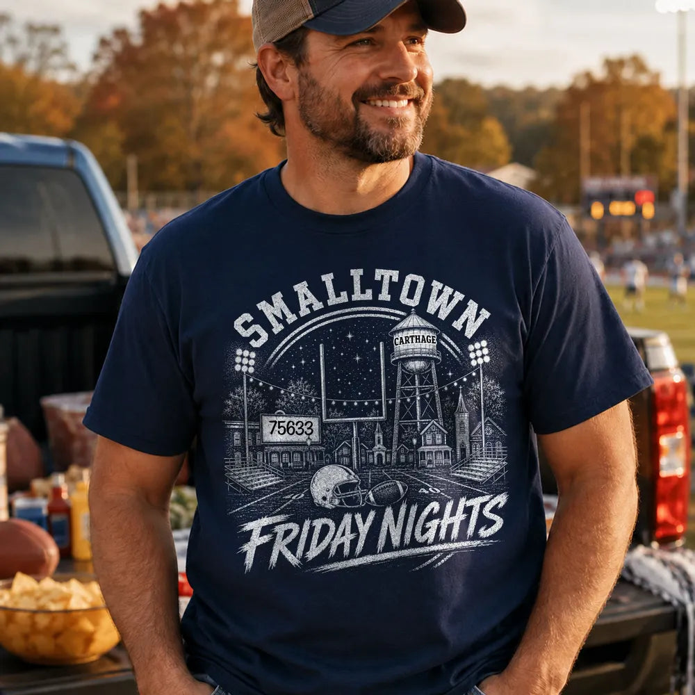Personalized Classic Tee Football Keepsake for Fans