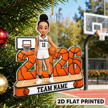 Load image into Gallery viewer, Personalized Basketball Player Acrylic Ornament Gift for Son
