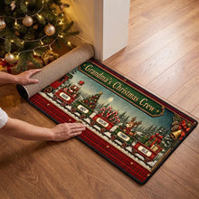 Load image into Gallery viewer, Personalized Snowy Christmas Train Doormat Unique Gift for Grandma
