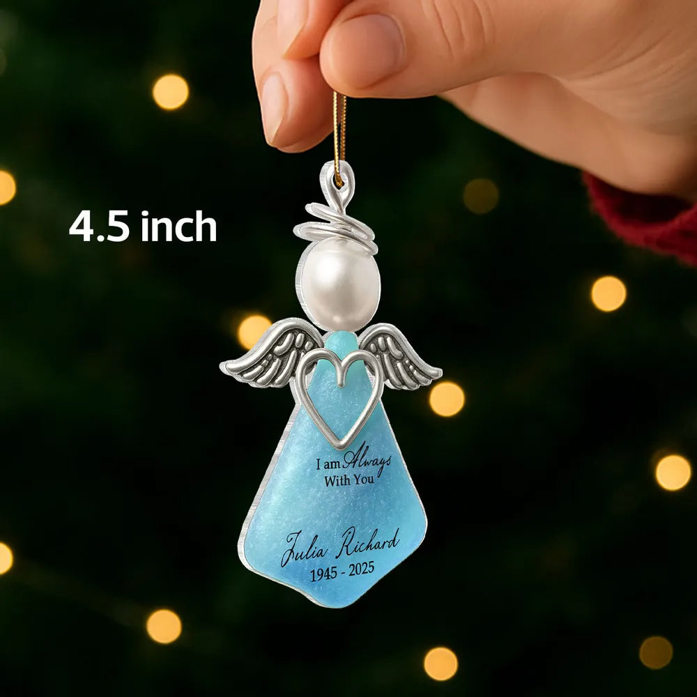 Personalized Acrylic Memorial Ornament Angel Gift for Family