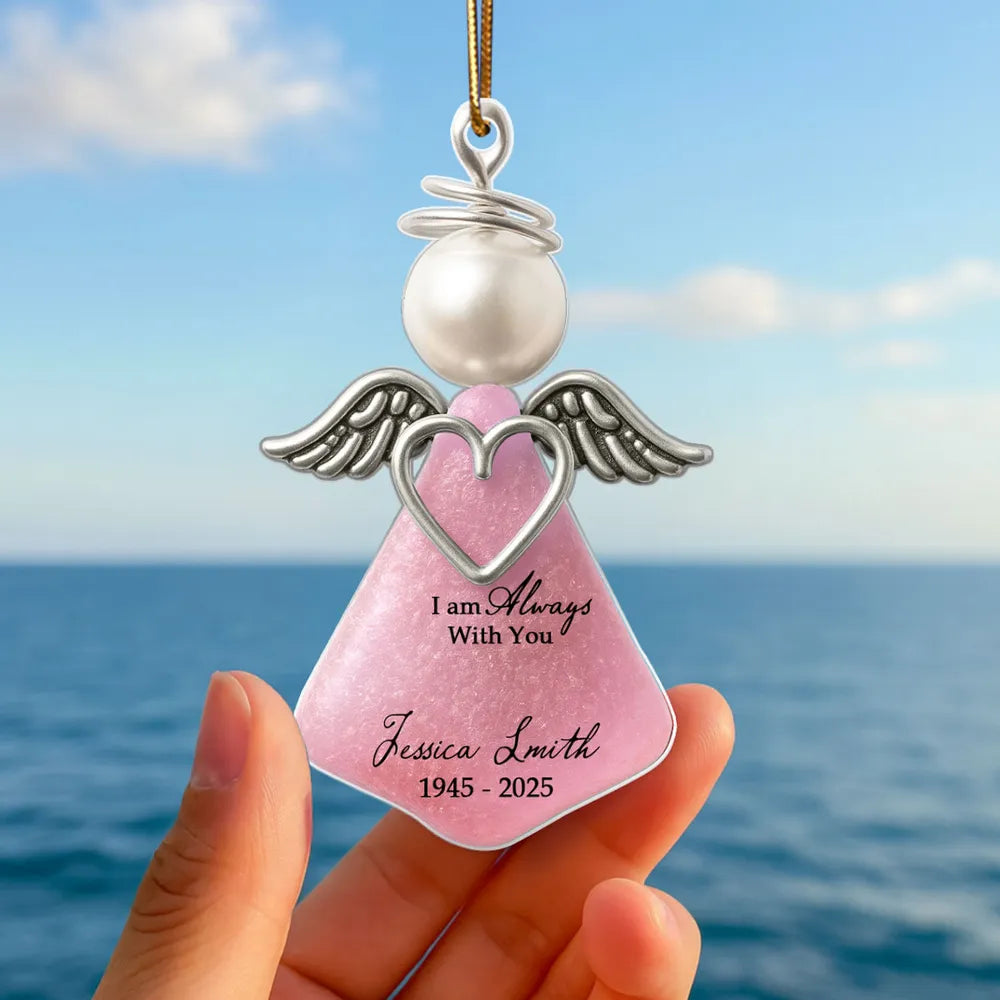 Personalized Acrylic Memorial Ornament Angel Gift for Family