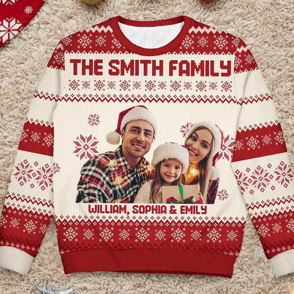 Custom Family Christmas Sweater for Adults and Kids - Personalized Holiday Gift Cloth MagicInPrints