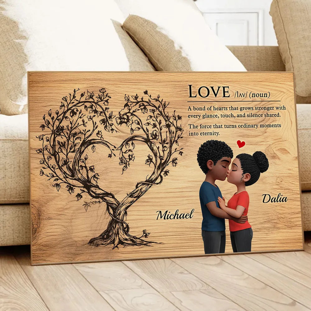 Personalized Couple Wall Art for Lovers - Romantic Home Decor Gift Poster or Canvas MagicInPrints