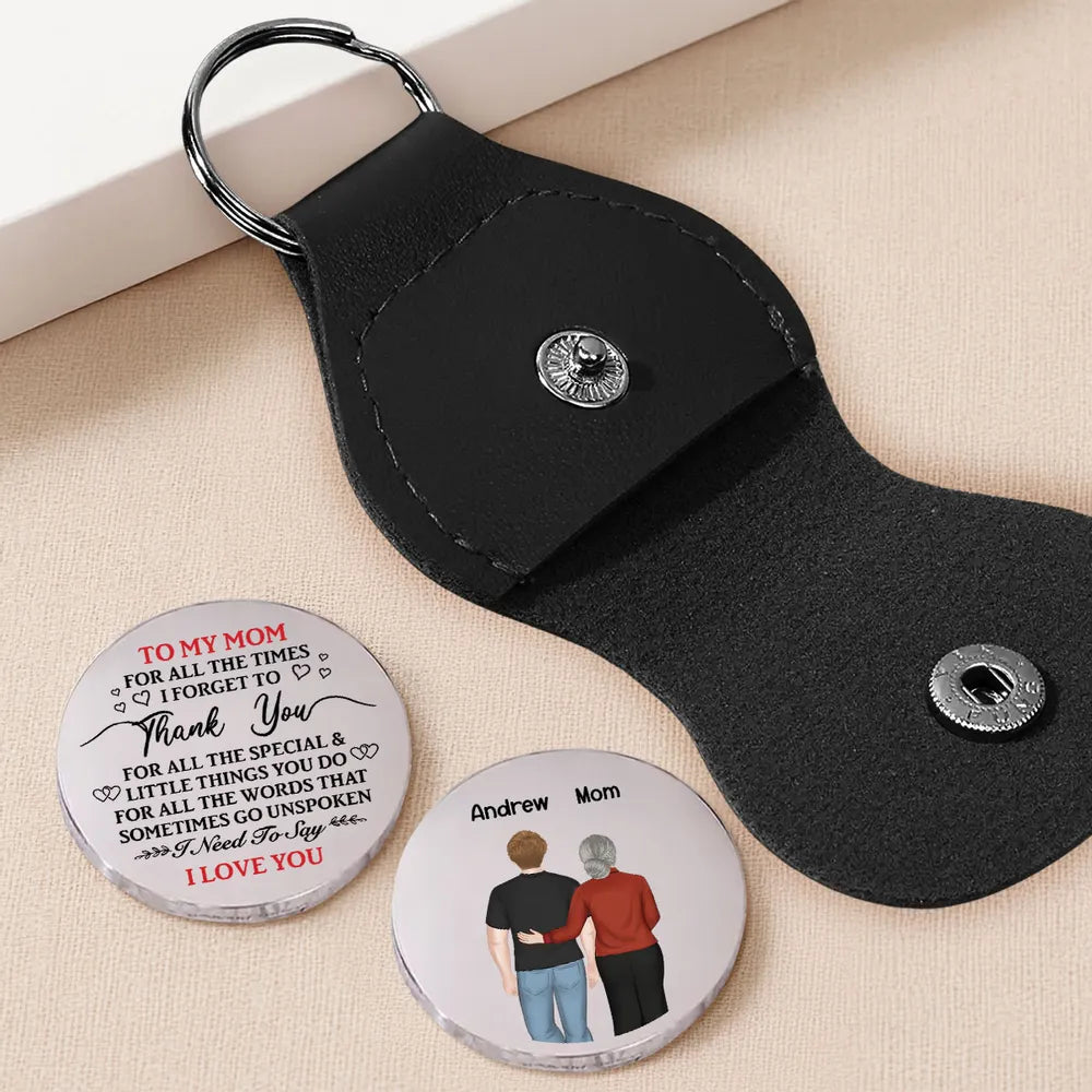 Personalized Engraved Keychain for Mom - Sentimental Gift for Mother's Day Keychain MagicInPrints