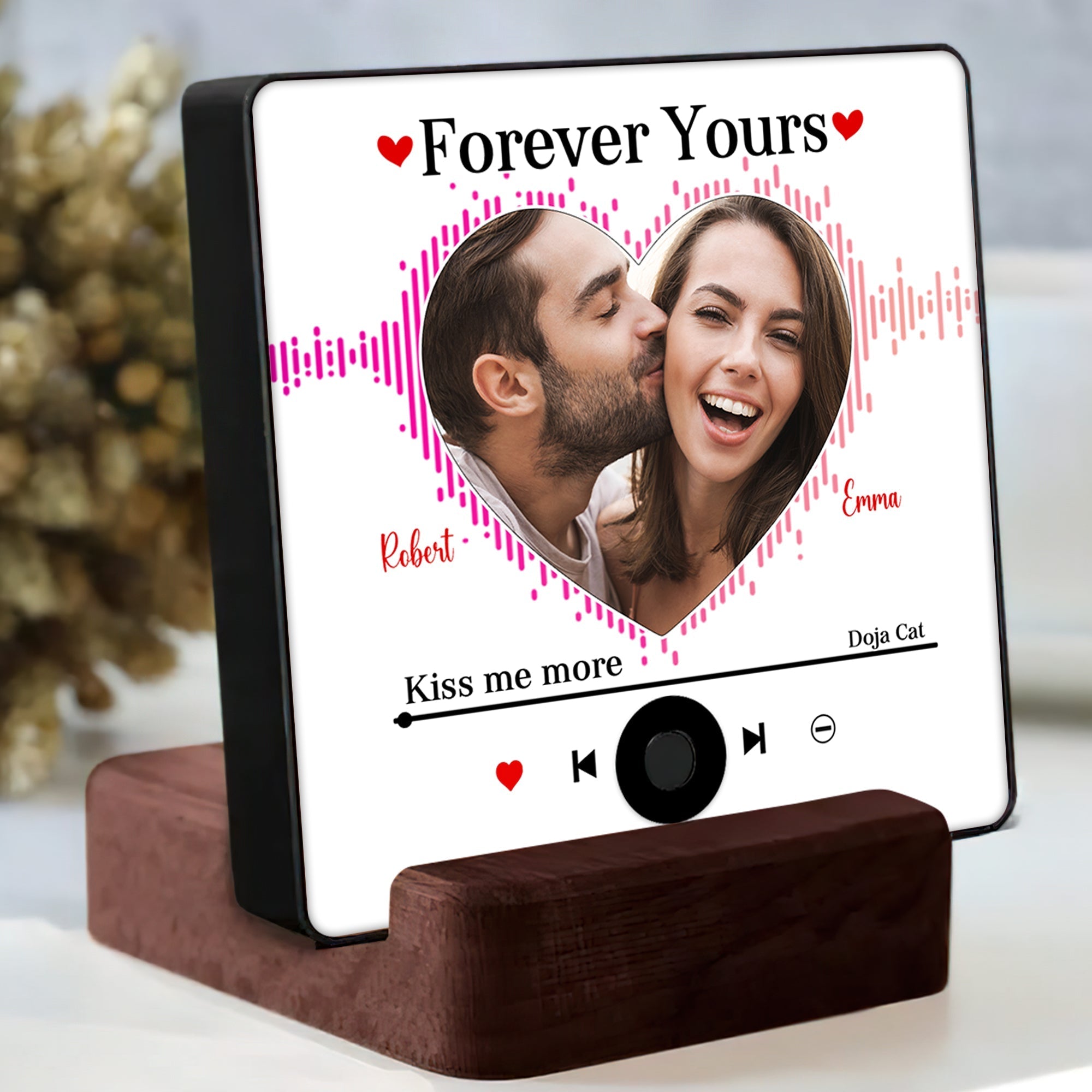 Custom Music & Photo Fridge Magnet Gift for Couples - Unique Valentine's Day Gifts for Every Occasion Fridge Magnet PopCulturePrints