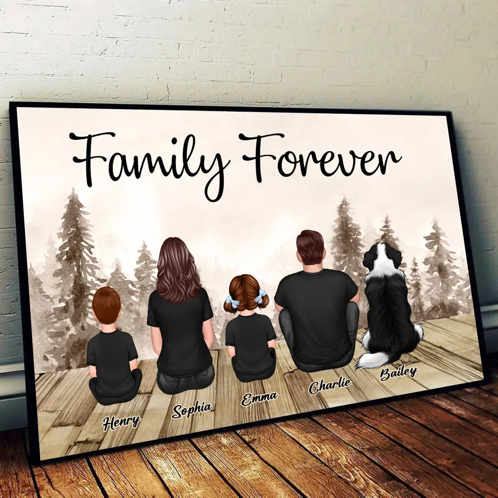 Personalized Family Canvas Wall Art for Home Decor - Sentimental Gift Poster or Canvas MagicInPrints
