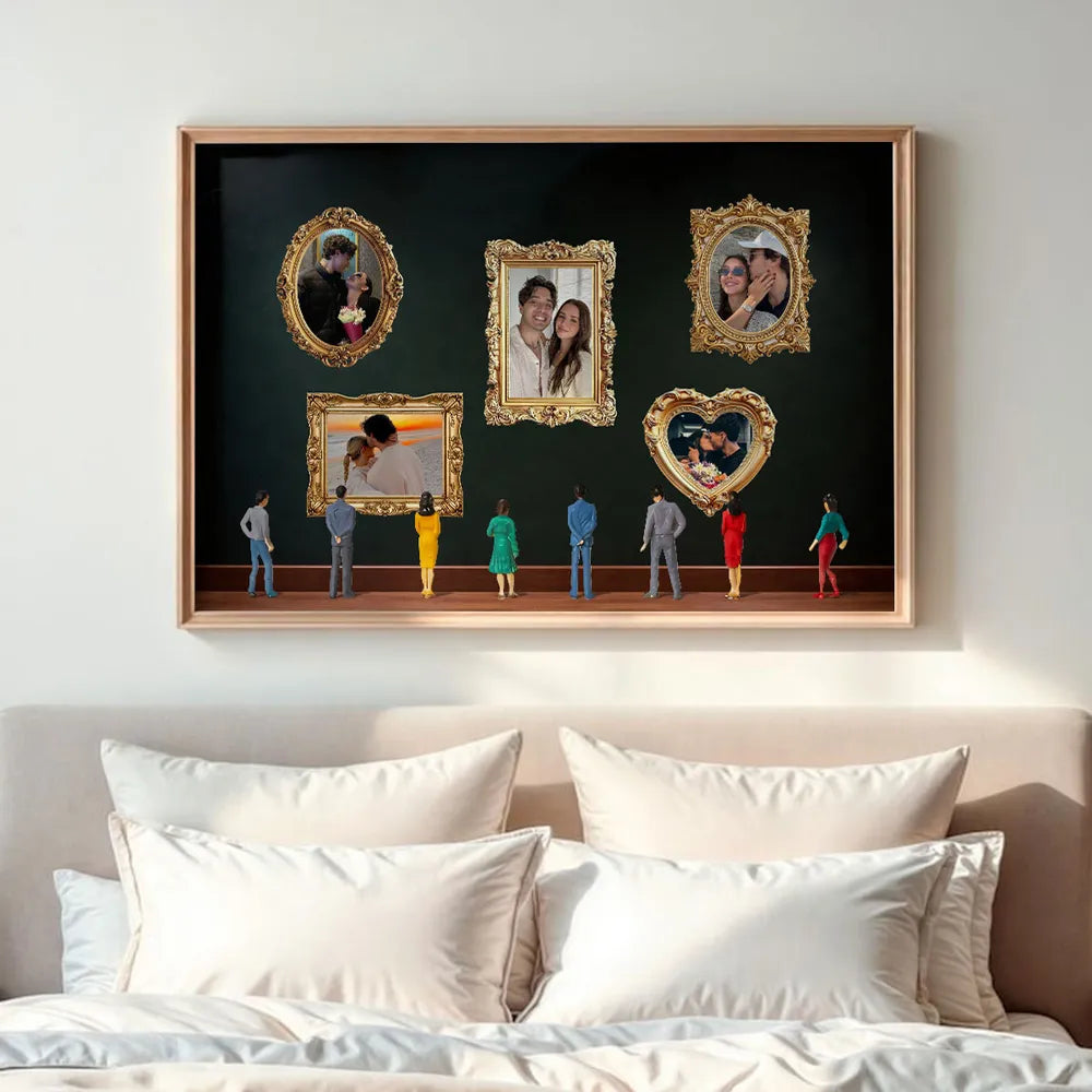 Custom Family Photo Frame Collage for Home Decor - Sentimental Gift Poster or Canvas MagicInPrints