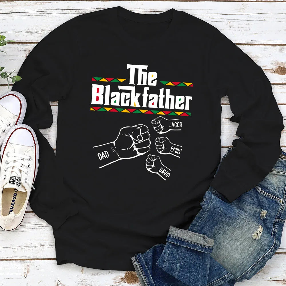 Personalized Family T-Shirt for Dad - The Blackfather Design Cloth MagicInPrints