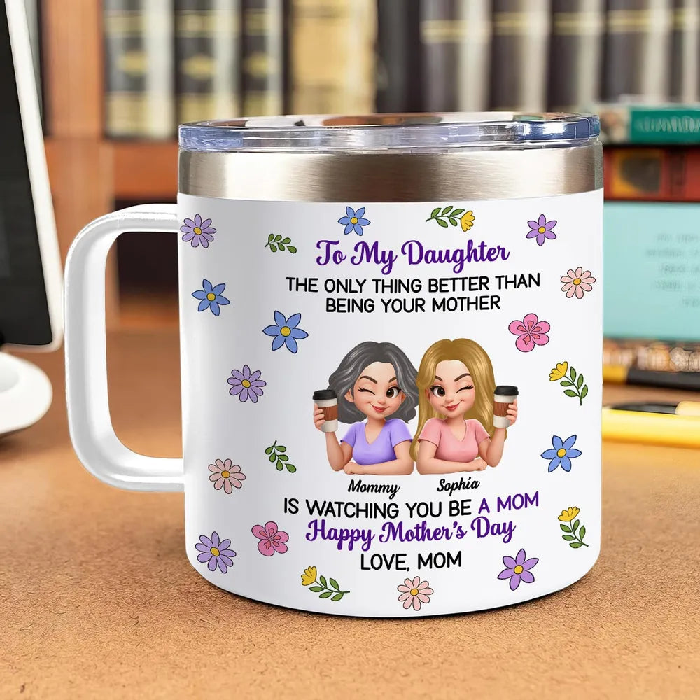 Personalized Mother's Day Mug for Daughter - Sentimental Gift with Custom Names Cup MagicInPrints