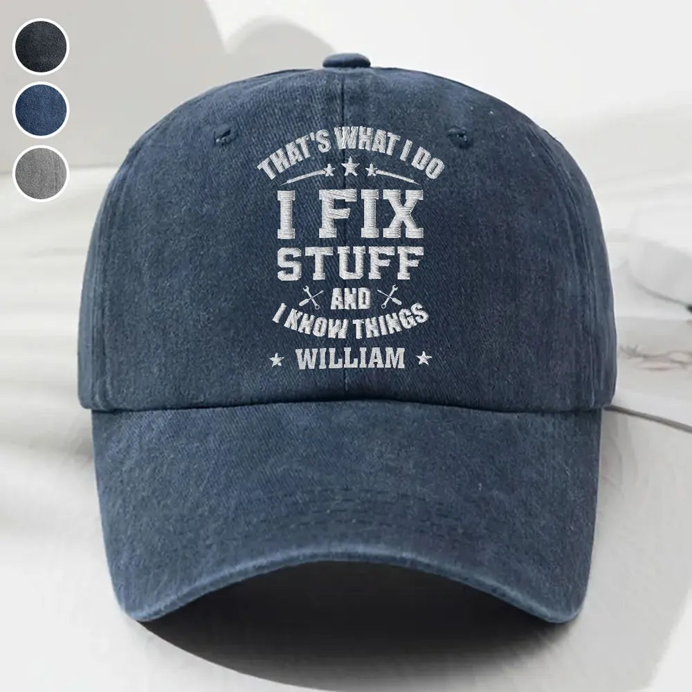 Custom Embroidered Dad Hat for Handymen - Funny Gift Hat MagicInPrints