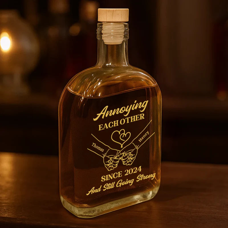 Personalized Whiskey Decanter for Couples - Anniversary Gift Kitchen Supplies MagicInPrints