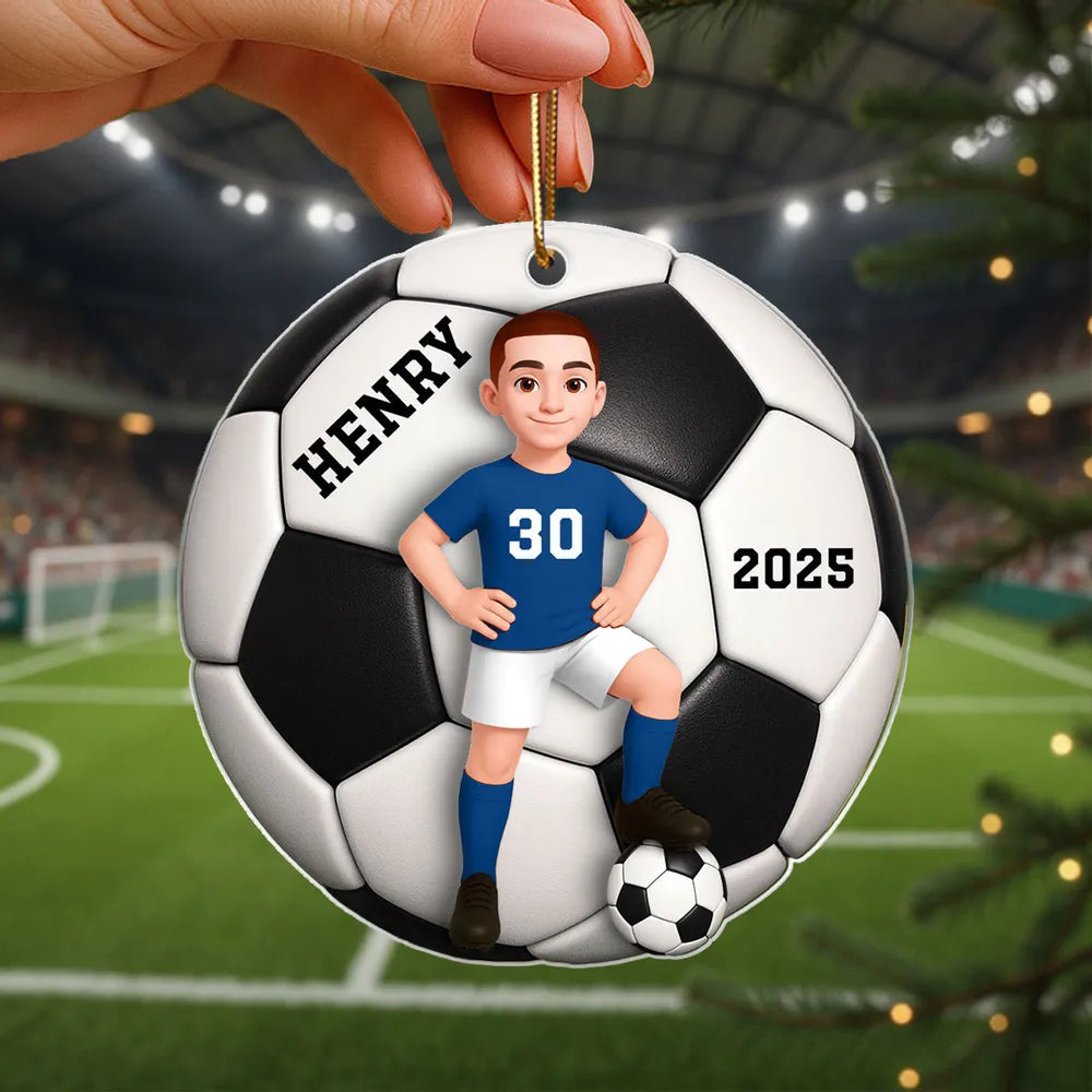 Personalized Baseball Softball Christmas Ornaments for Kids - Holiday Gift Ornament MagicInPrints