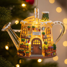 Load image into Gallery viewer, “A Magical Touch for Every Gardener” - Cozy Garden House Acrylic Ornament, Personalized Gift for Gardeners Ornament MagicInPrints
