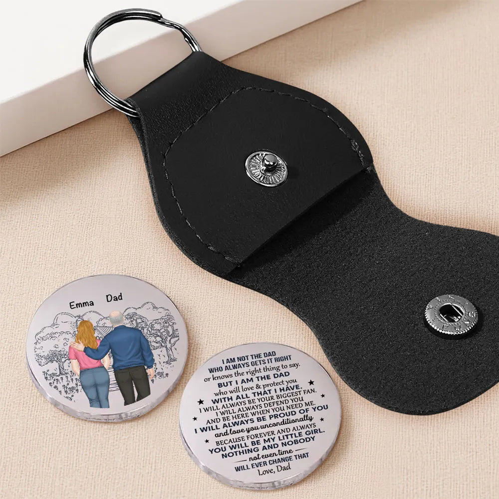 Personalized Dad and Daughter Keychain - Sentimental Gift for Father's Day Keychain MagicInPrints