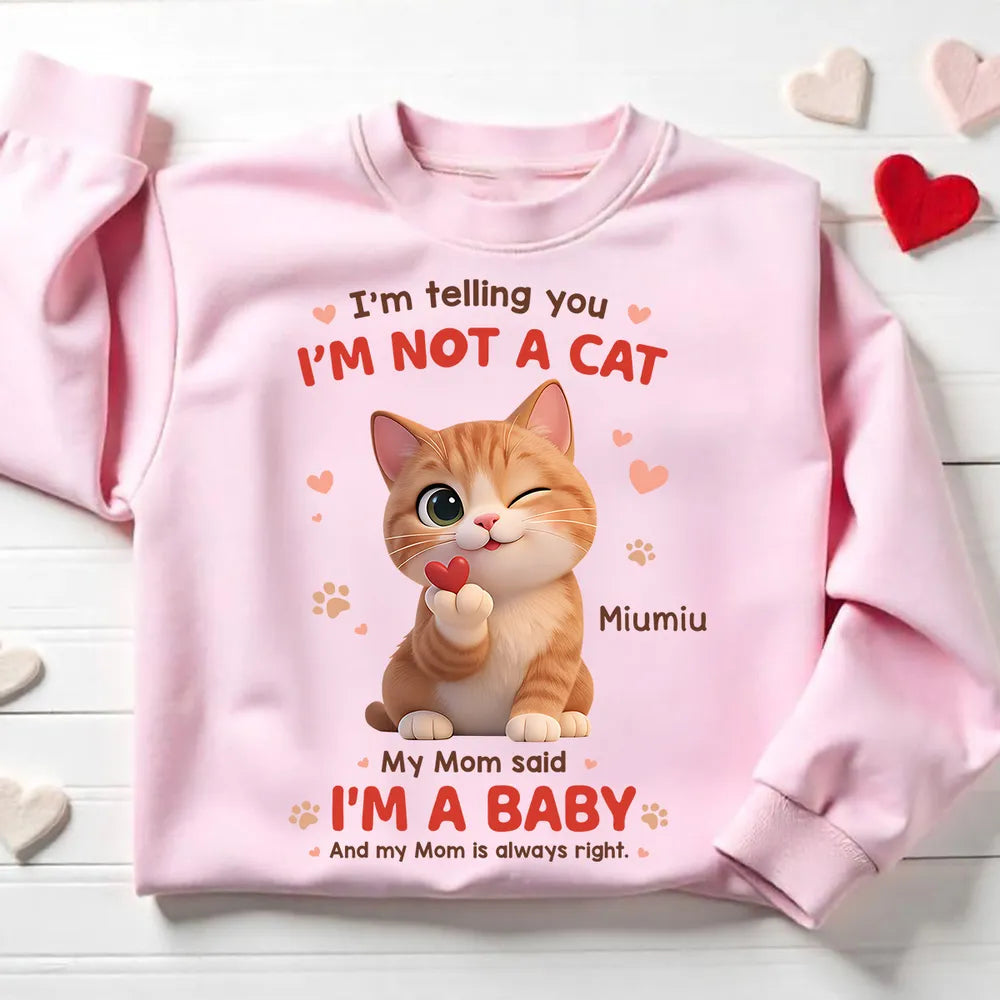 Cute Cat-Themed Sweatshirt for Pet Lovers - Funny Gift Cloth MagicInPrints