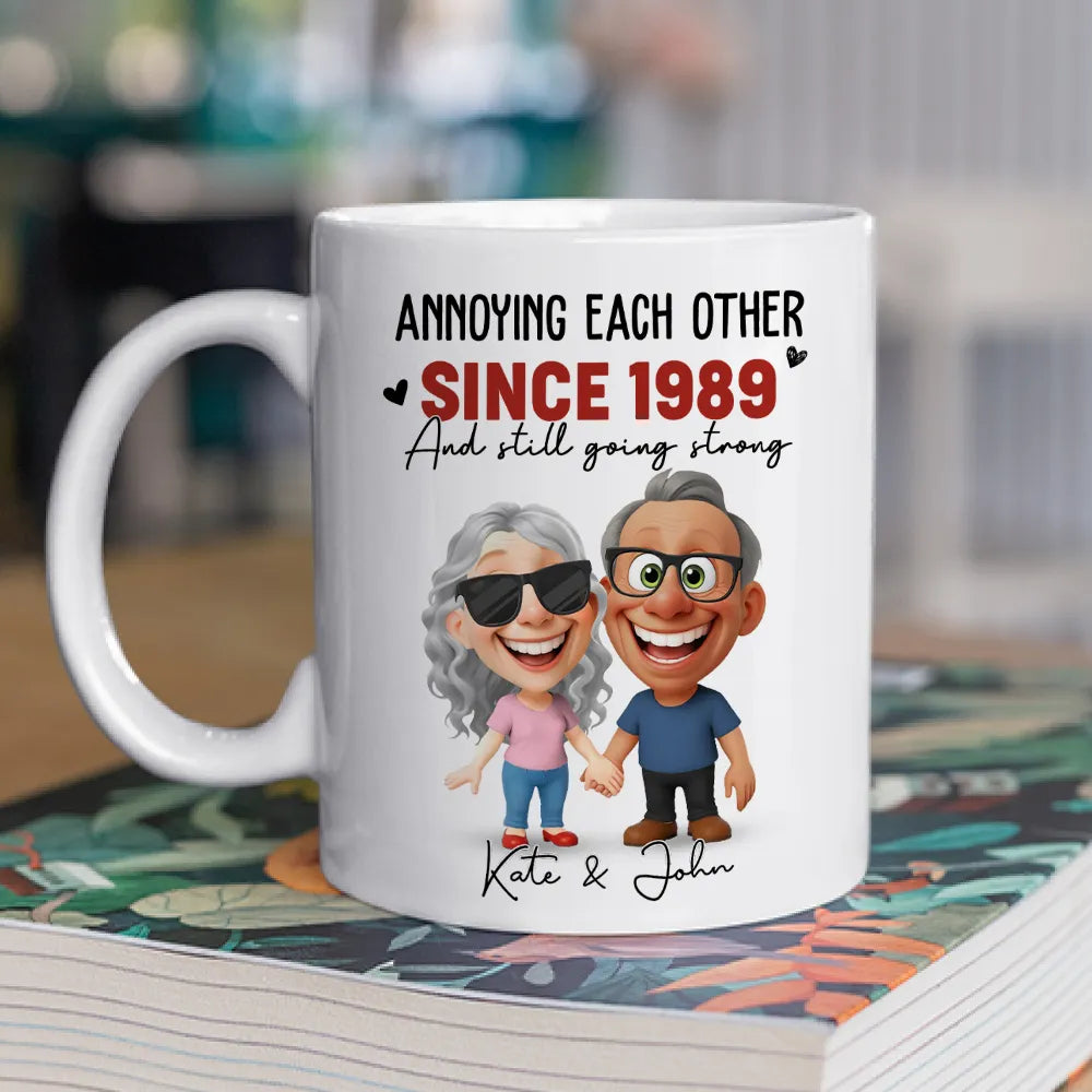 Personalized Anniversary Mug for Couples - Funny Gift Since 1989 Cup MagicInPrints
