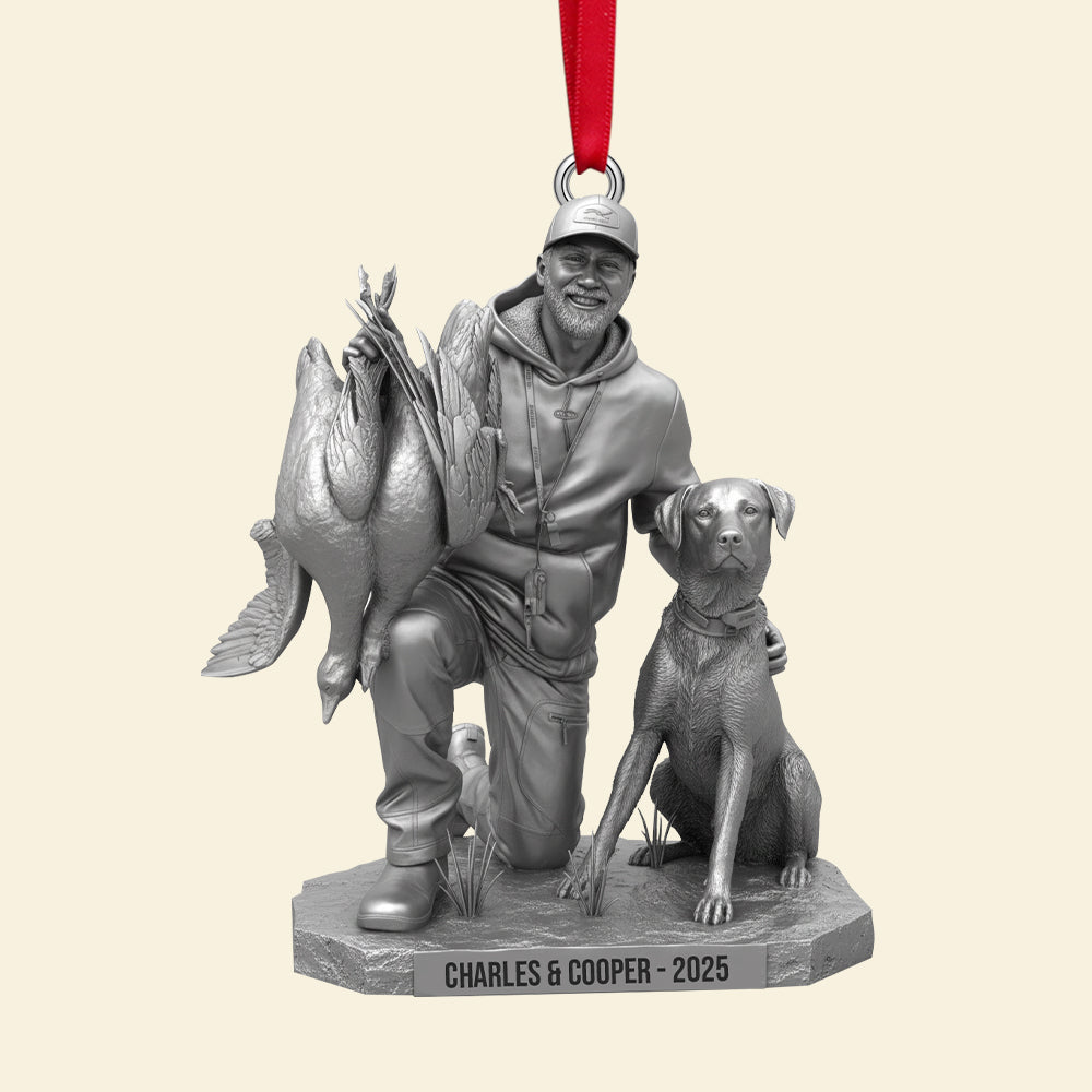 Hunting Trophy Moment Christmas Ornament, Personalized Gifts For Hunting Lovers Ornament MagicInPrints