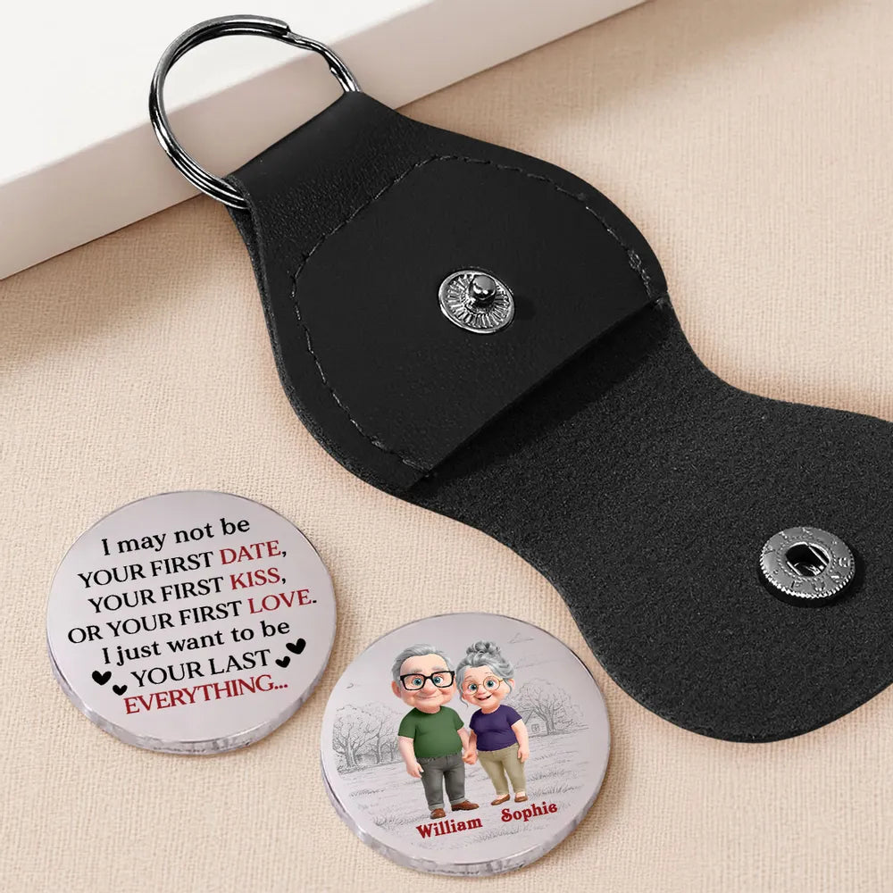 Personalized Couple Keychain for Seniors - Sentimental Gift for Anniversaries Keychain MagicInPrints