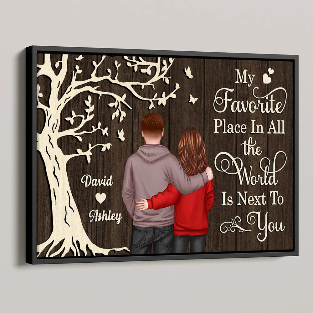 Personalized Couple Wall Art for Lovers - Sentimental Home Decor Gift Poster or Canvas MagicInPrints