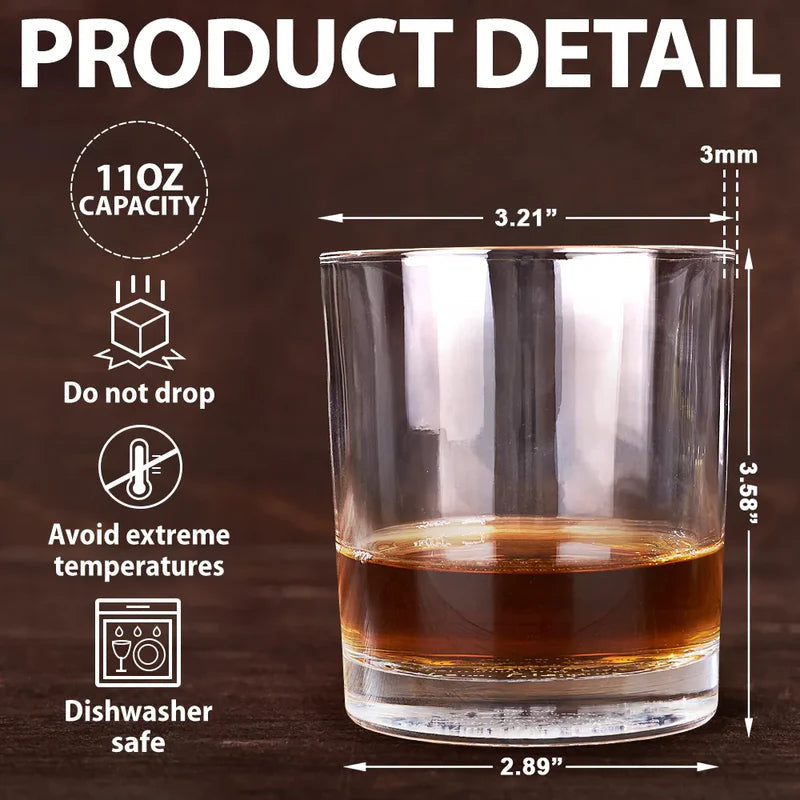 Personalized Whiskey Glass for Couples - Funny Gift for Anniversaries Cup MagicInPrints