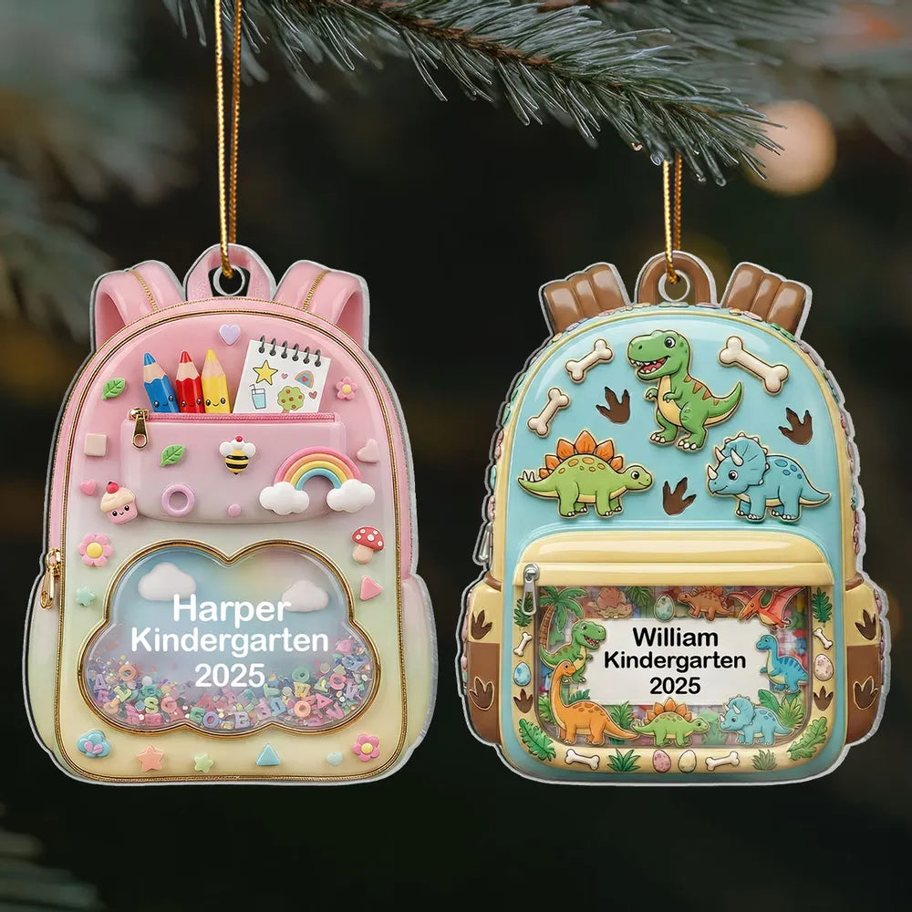 Personalized Kids Backpack for Girls - Cute Kindergarten School Bag Ornament MagicInPrints