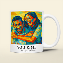 Load image into Gallery viewer, Artistic Connection - Personalized Cubism Art Mug for Friends &amp; Lovers Coffee Mug MagicInPrints
