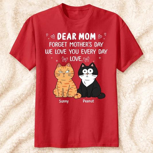 Personalized Cat Mom T-Shirt for Mother's Day - Everyday Love Gift Cloth MagicInPrints