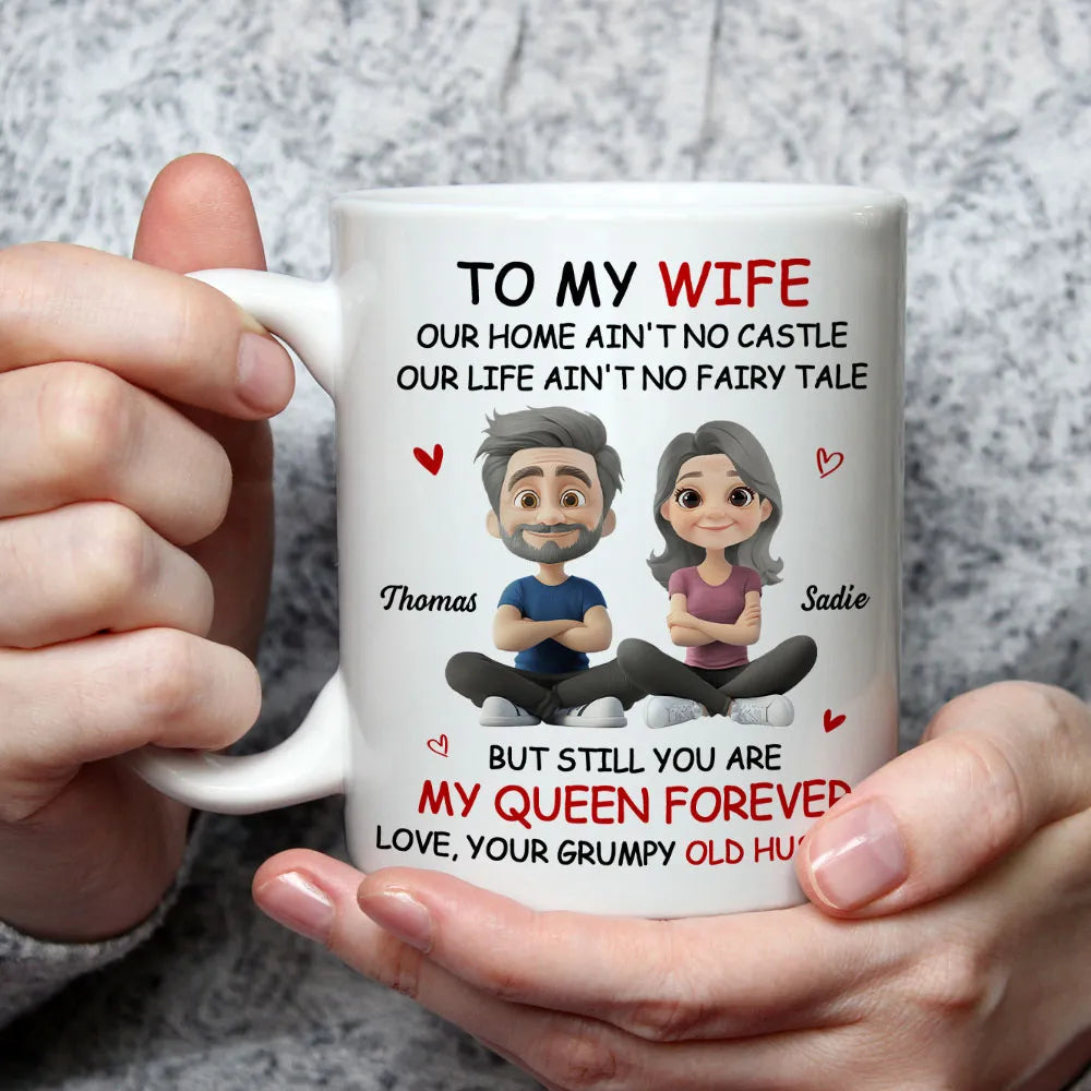 Personalized Wife Mug for Couples - Funny Anniversary Gift Cup MagicInPrints