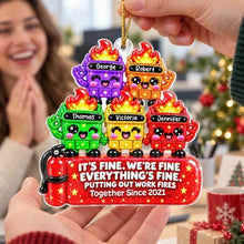 Load image into Gallery viewer, Personalized Acrylic Christmas Ornament Unique Coworker Gift
