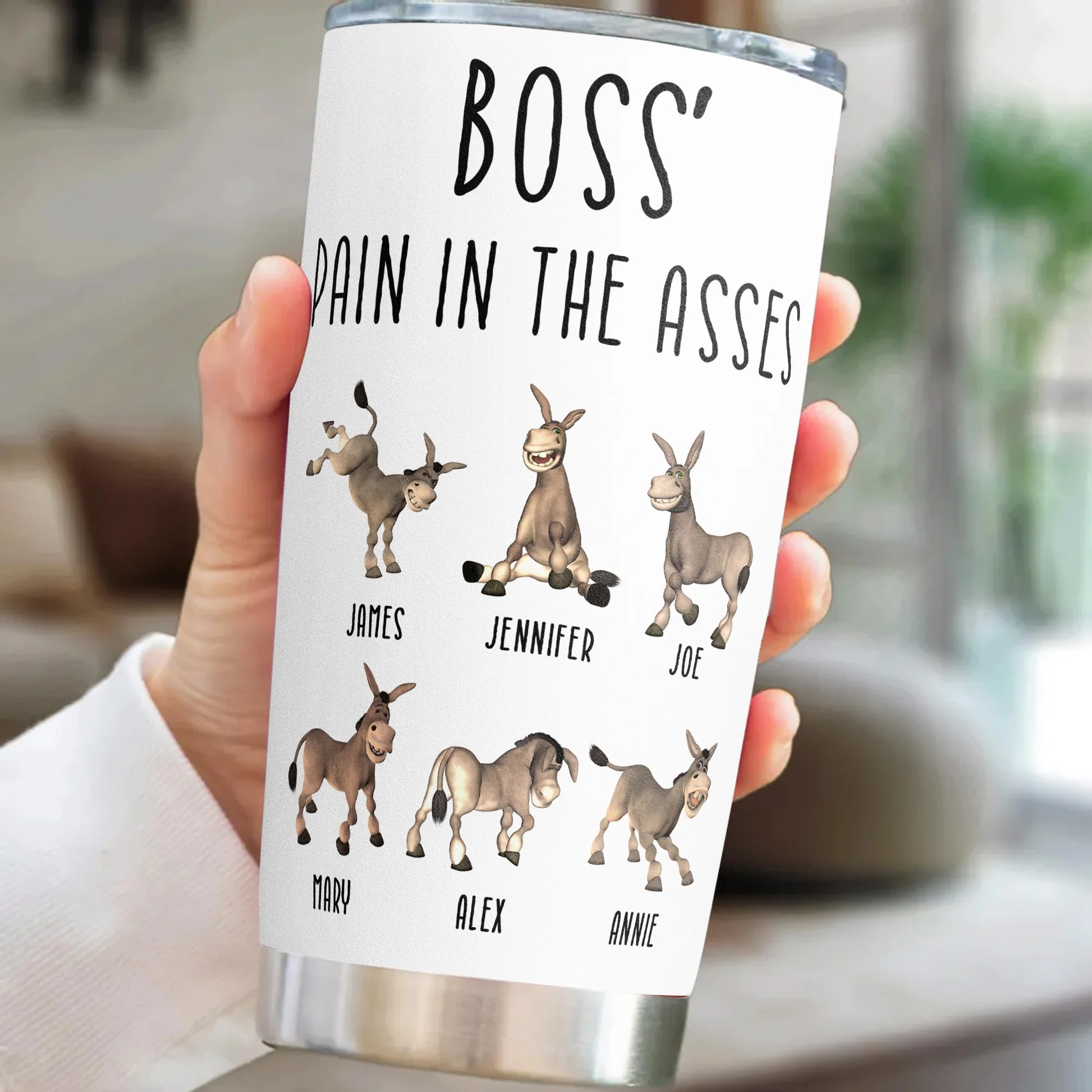 Customizable Funny Boss Tumbler for Coworkers - Office Humor Gift Cup MagicInPrints