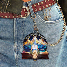Load image into Gallery viewer, Personalized Book Lover Keychain - Just One More Chapter Keychains PopCulturePrints
