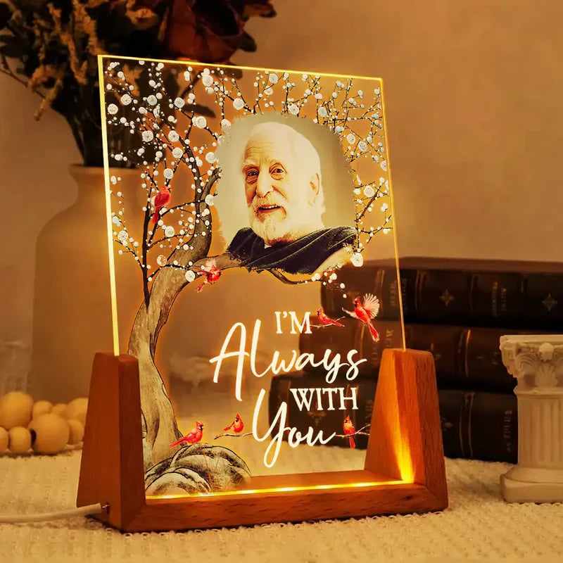 Personalized Memorial Acrylic Photo Frame for Loved Ones - Sentimental Gift Plaque MagicInPrints