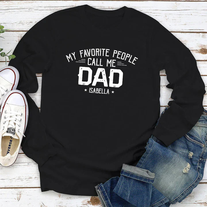 Custom Name Papa T-Shirt for Grandpa - Personalized Gift Cloth MagicInPrints