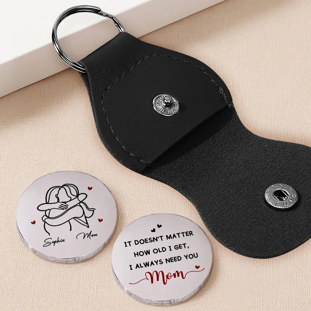Personalized Engraved Keychain for Mom - Sentimental Gift for Mother's Day Keychain MagicInPrints