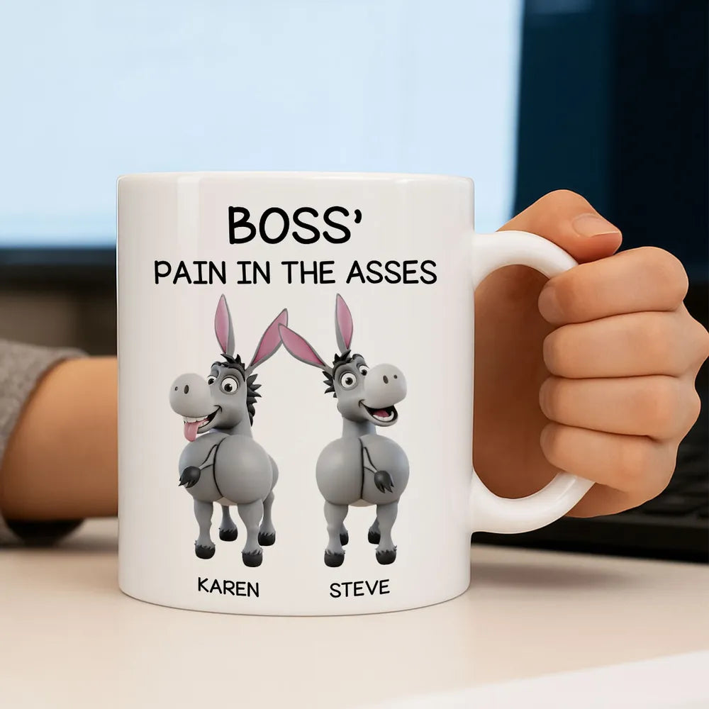 Customized Funny Office Mug for Boss - Humor Gift for Colleagues Cup MagicInPrints