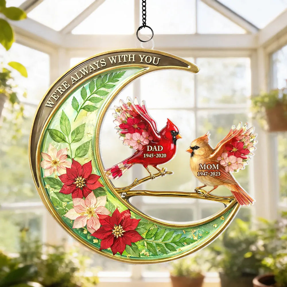 Personalized Memorial Cardinal Ornament for Dad - Remembrance Gift Ornament MagicInPrints