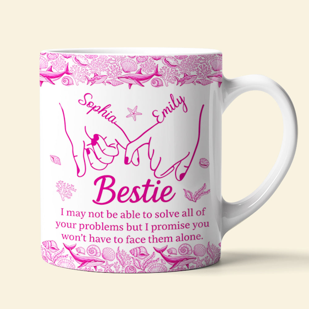 Soul Besties Coffee Mug - Personalized Gift for Best Friends Coffee Mug MagicInPrints