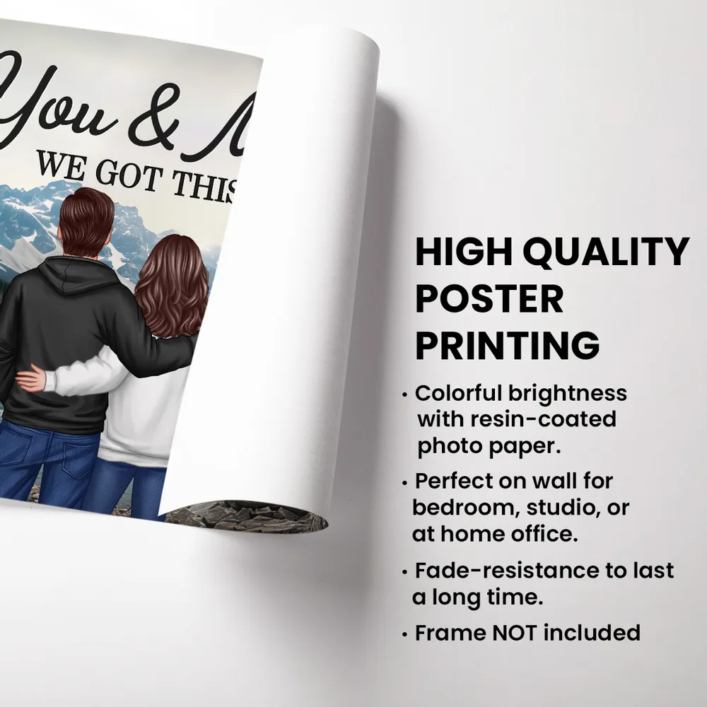 Personalized Couple Canvas Art for Partners - Romantic Home Decor Poster or Canvas MagicInPrints