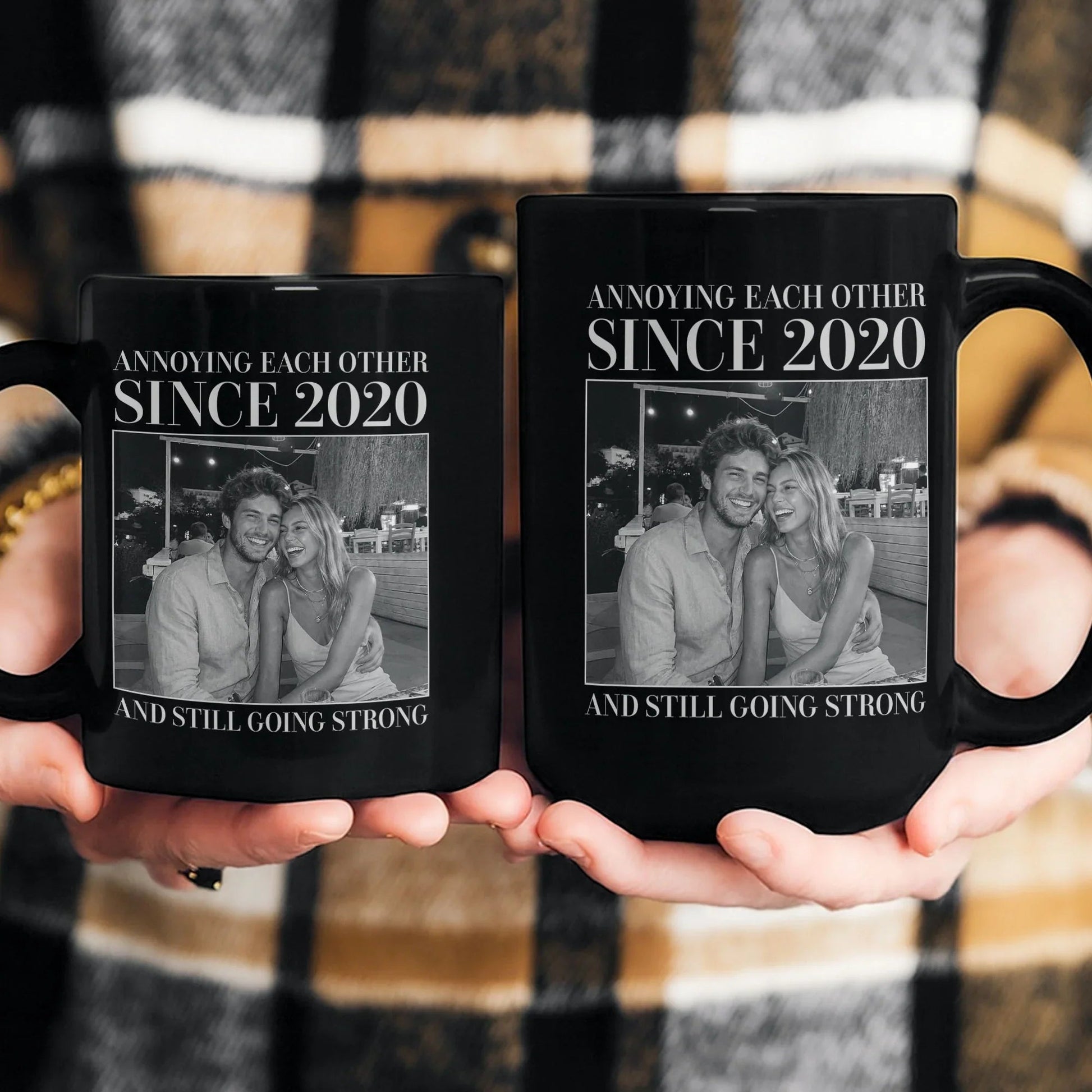 Personalized Couples Mug for Anniversary - Funny Gift Since 2020 Cup MagicInPrints