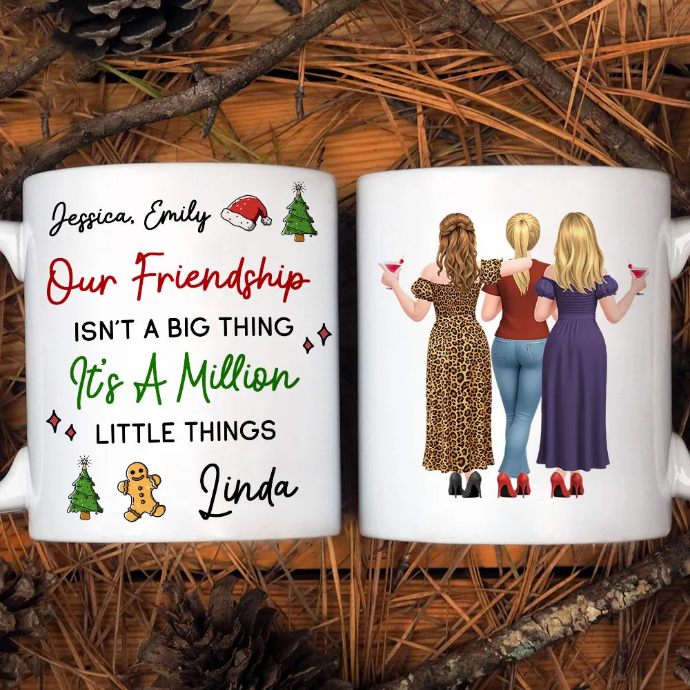 Personalized Friendship Mug for Women - Holiday Gift with Custom Names Cup MagicInPrints