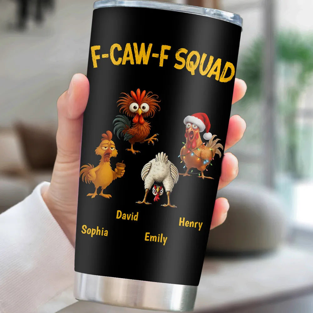 Personalized Funny Chicken Tumbler for Office Humor - Gift for Coworkers Cup MagicInPrints
