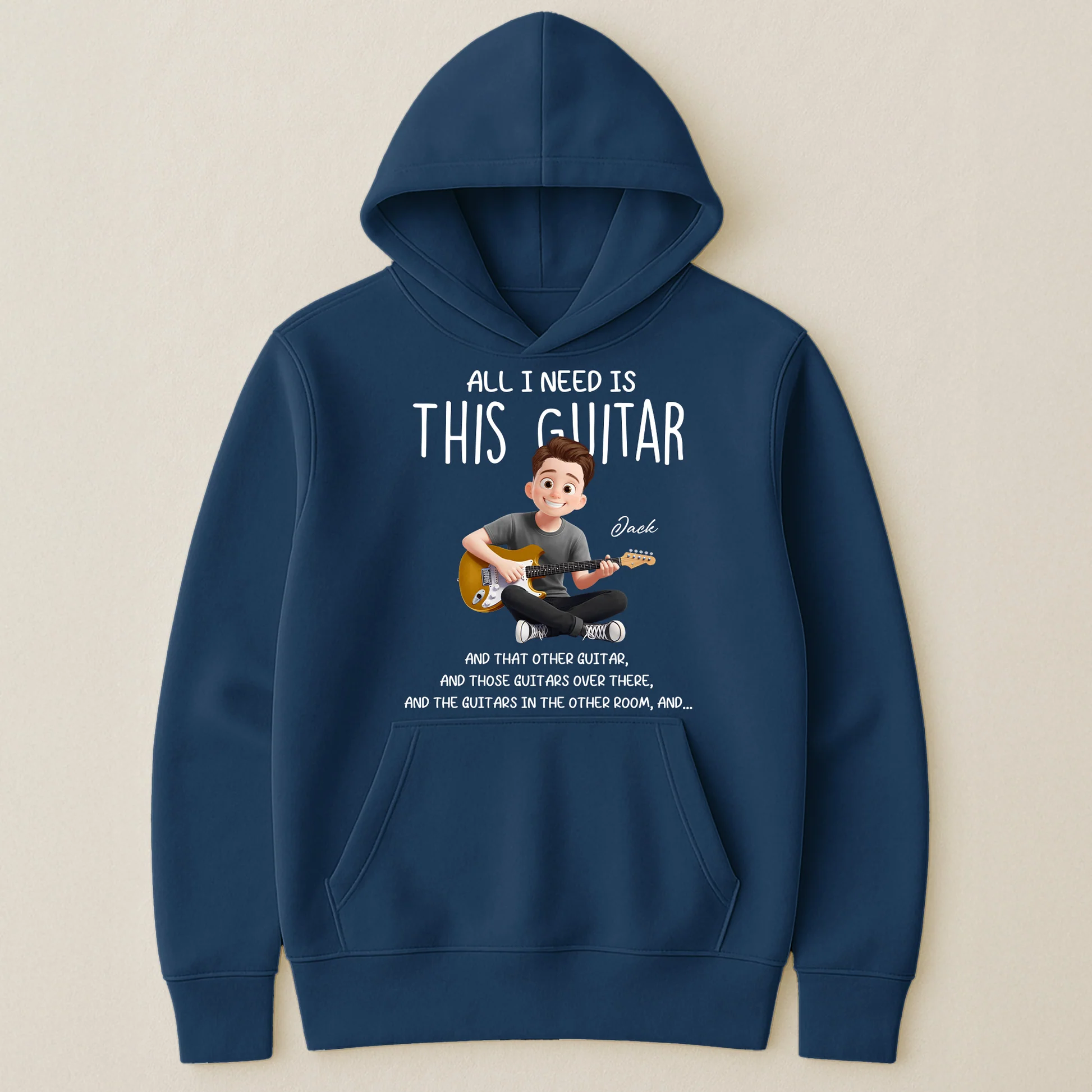 Custom Guitar Lover T-Shirt for Musicians - Fun Gift for Guitarists Cloth MagicInPrints